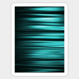 Light And Dark Turquoise Lines Sticker